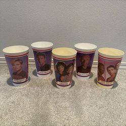 RARE Star Trek The Next Generation Icee Cups 1987