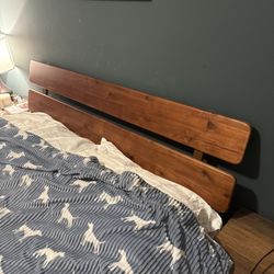 Walnut Queen Bed Frame