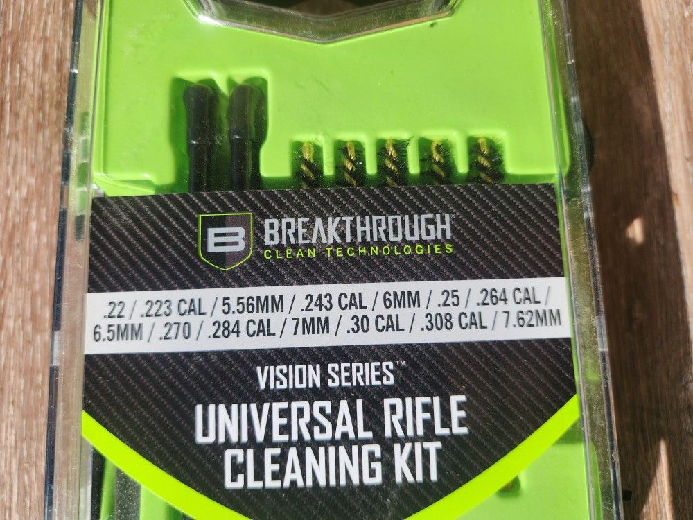 Visions breakthrough universal rifle cleaning kit. BRAND NEW UNOPENED