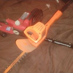 Electric Chainsaw And Trimmer 