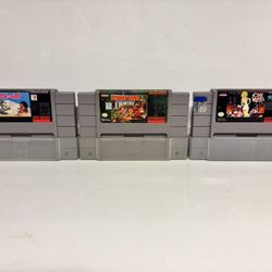 Super Nintendo SNES Game Bundle