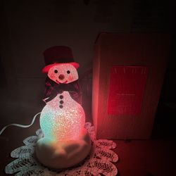 Vintage Avon “Chilly Samantha” Light Up Snow Woman Christmas Decor