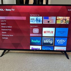 TCL ROKU TV 40 Inch 🔥