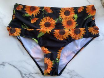 XL(8)/Junior Sunflower Bikini Bottom Piece