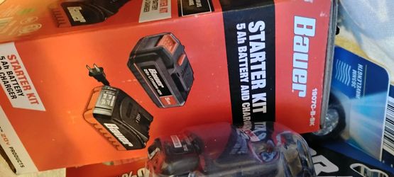 Bauer 20V 5Ah Battery and Charger Starter Kit