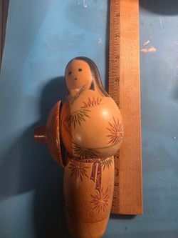 Japanese Kokeshi Wooden Doll