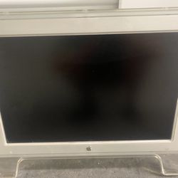 Apple 20" Cinema Display - M8893ZM/A - A1038 LCD /ADC / G4 G5 Power Mac Untested Lights up only power button yellow Selling as is