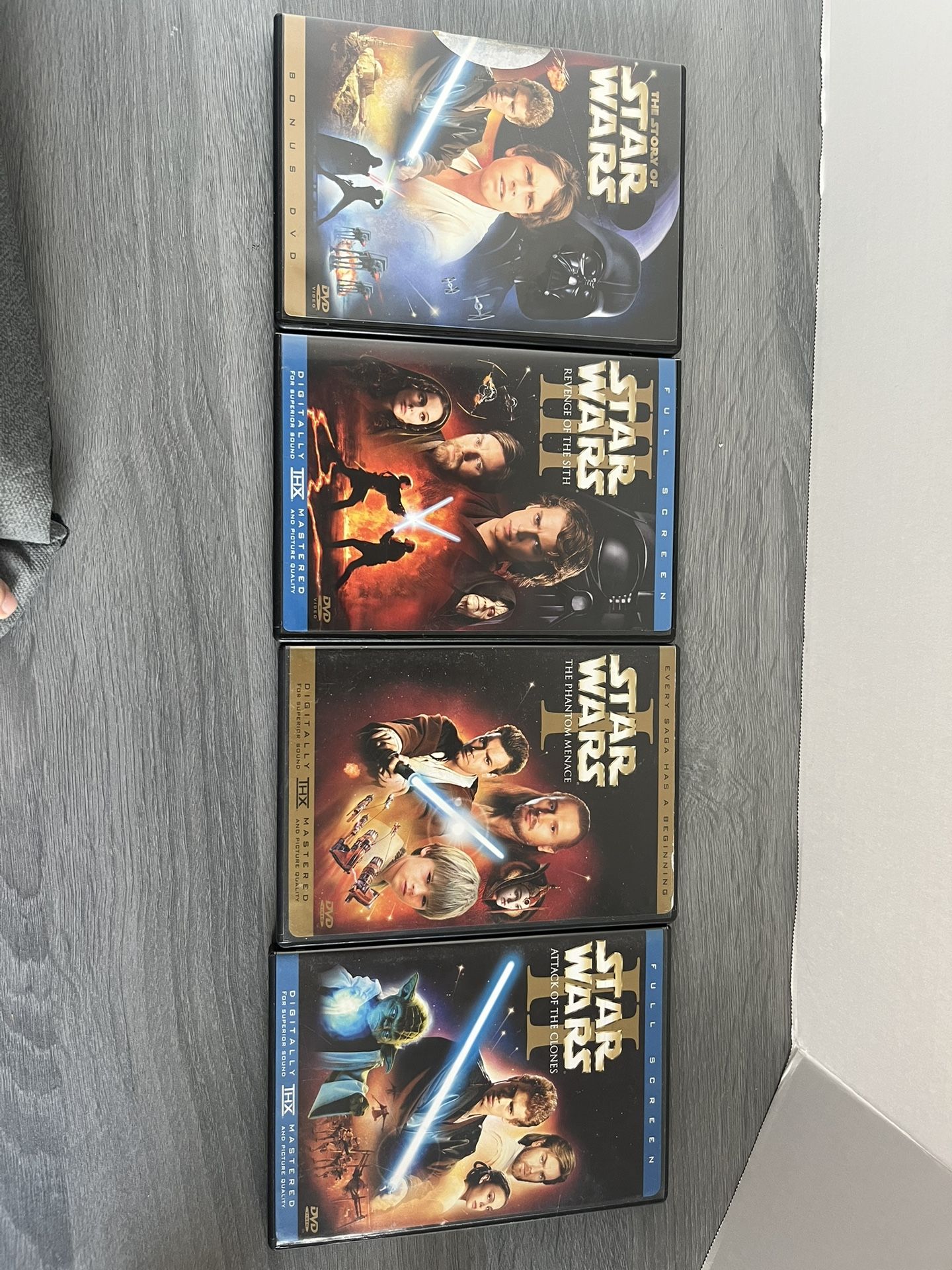 Star Wars Prequel + Bonus DVD 4-Pack Movie Bundle