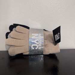 Steve Madden Tan Glove Set — Brand New 