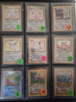 Pokemon Cards Vintage An Some Modern