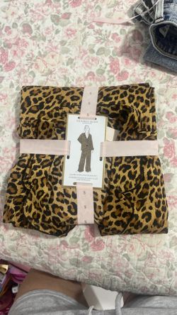 Glazed Satin Long Pajama Set- Size Small