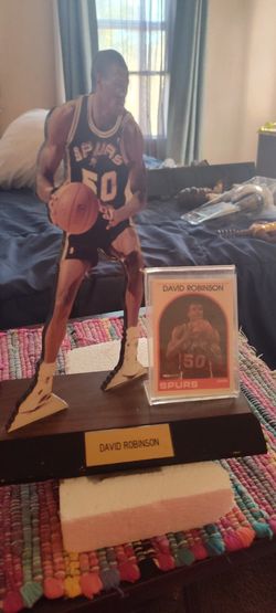 David Robinson Plaque And Card
