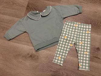 Green flower set