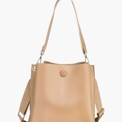 Womens Hobo Bucket Bags and Purses, Ladies Small Fashion Tote Handbag Vegan Leather Crossbody Shoulder Bag (Khaki)