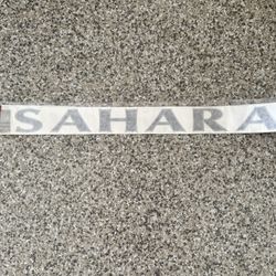 Jeep Sahara Decal X 2