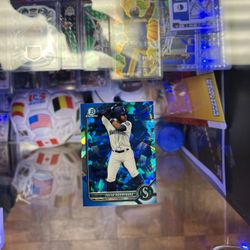 2022 Bowman Sapphire Julio Rodriguez RC Blue Ice 🥶