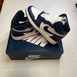 Jordan 1 OG High Midnight Navy Size 6y