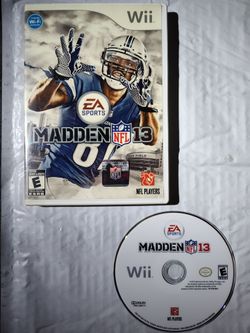 Madden NFL 13 (Nintendo Wii, 2012)