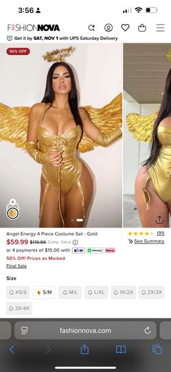 ANGEL COSTUME FASHION NOVA