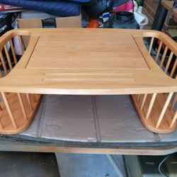 Oversized bed tray/bed desk