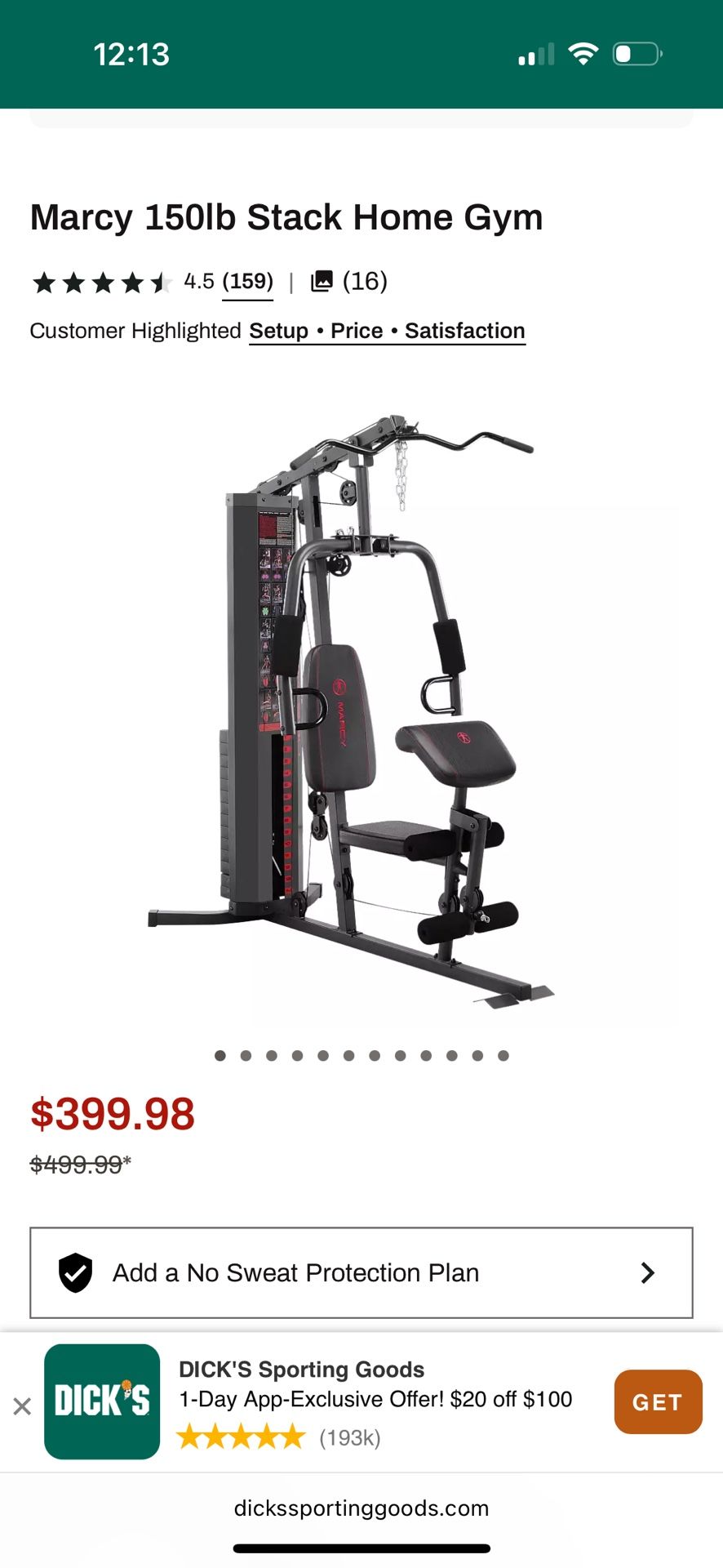 Marcy 980 Home Gym