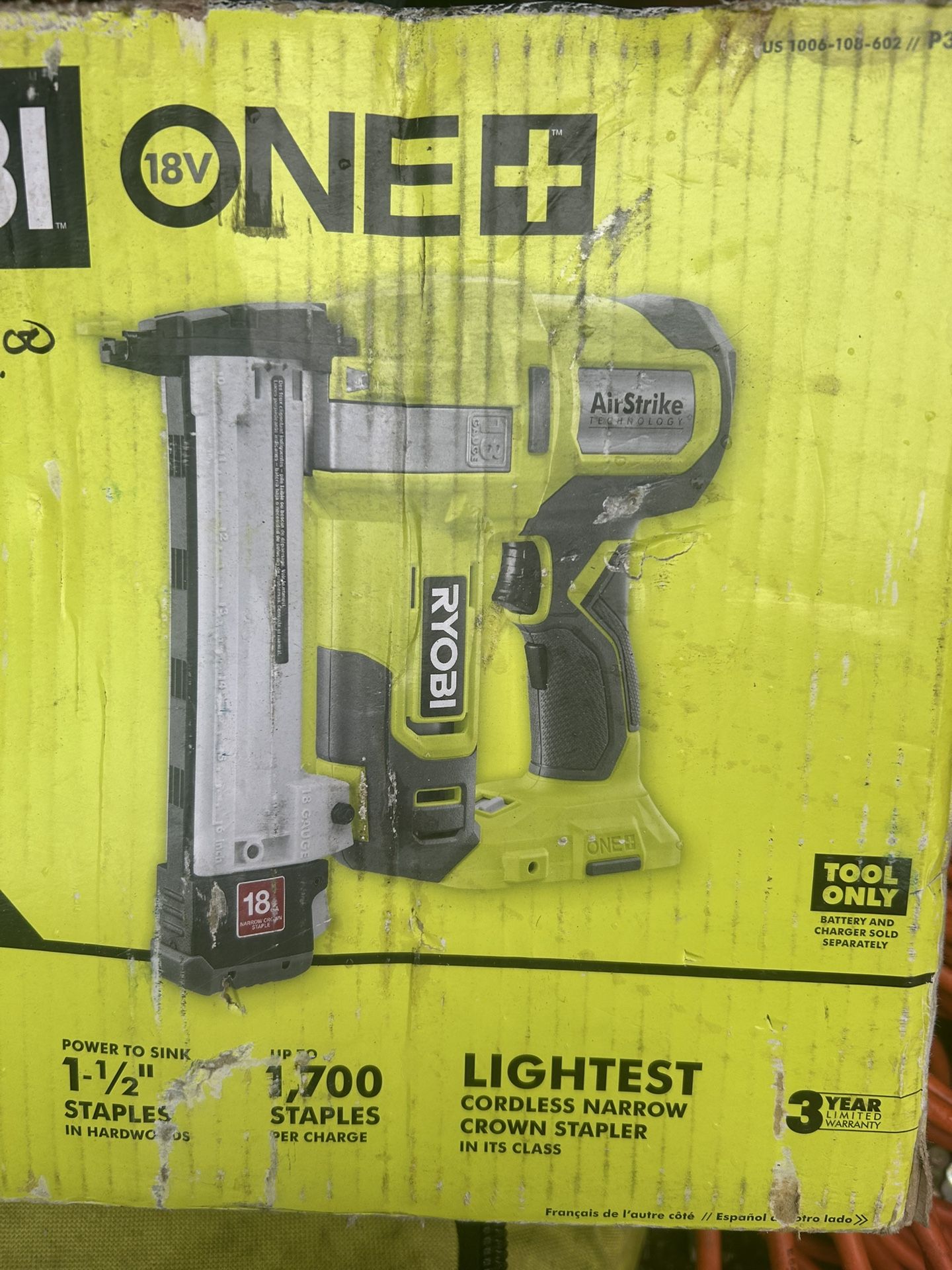 Brand New Nailer Only No Battery Or Charger $75