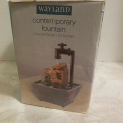 WAYLAND , CONTEMPORARY FOUNTAIN.