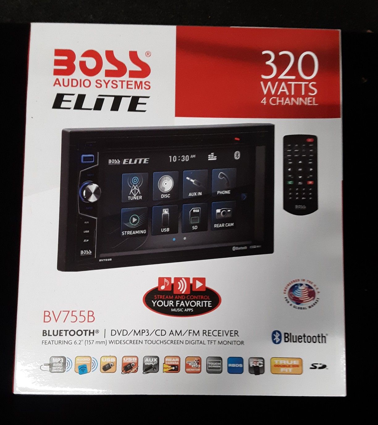 NEW! Touch screen DVD Bluetooth receiver