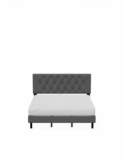 Bed frame gray king size