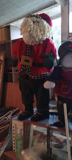 Large Santa Claus Stuffed Plush Doll