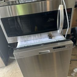 LG Microwave And Dishwasher 