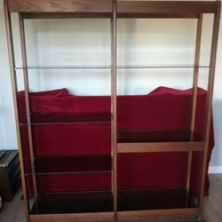 Wood Glass Shelf
