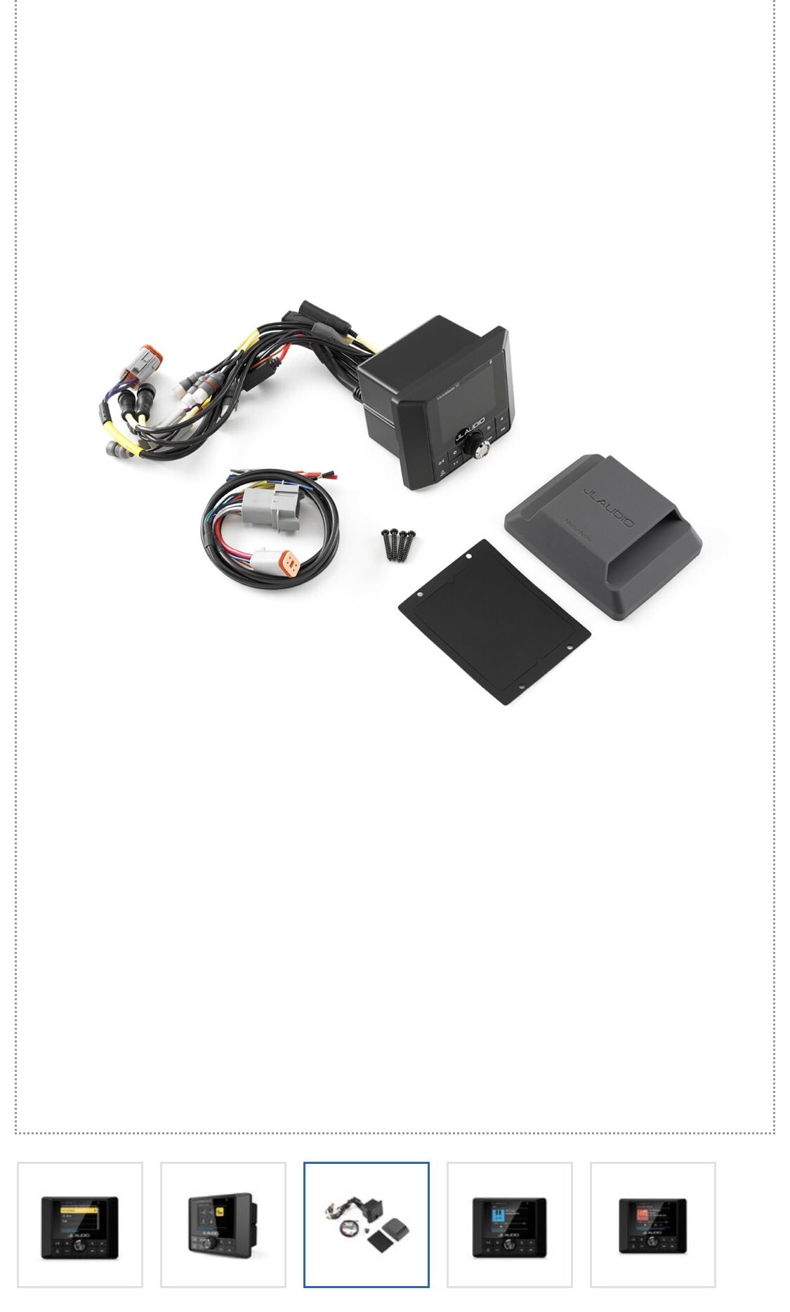 JL Audio MM50 MediaMaster Full Featured, Marine Receiver LCD Color
