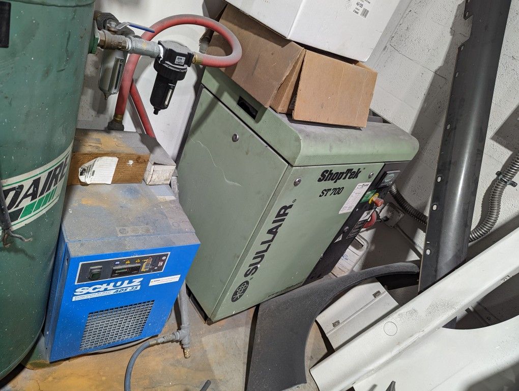 Sullair Shoptek St700 Rotary Screw Air Compressor