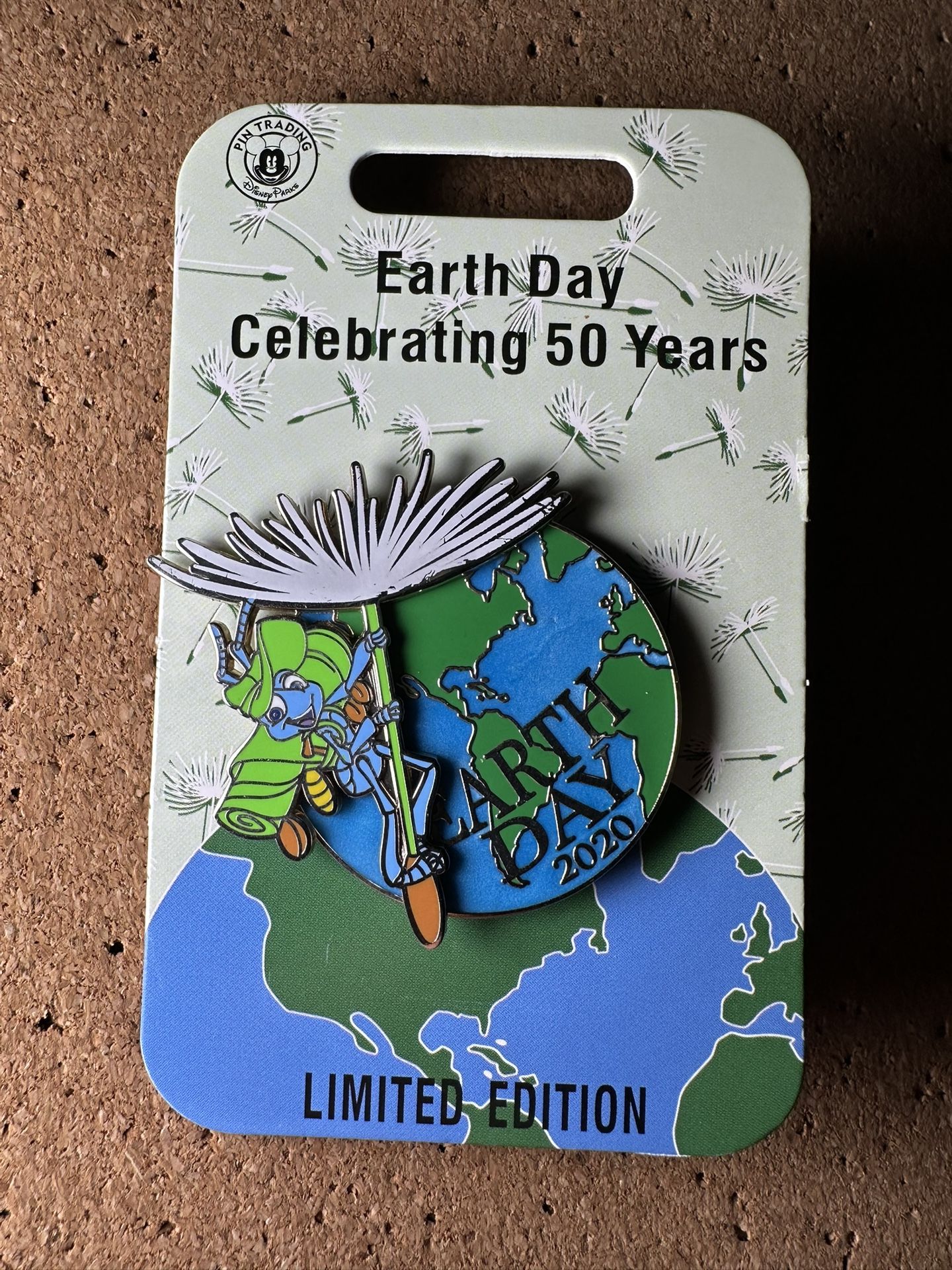 DISNEY PIXAR A BUG'S LIFE Flik Pin Earth Day 2020 Limited Edition