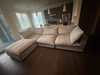 120” Grey sectional for sale