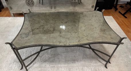 Special Collection cocktail/Coffee table with a stone top - Like a New ! Length 50 - Width 28