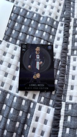 Lionel Messi black edge edition card 2022