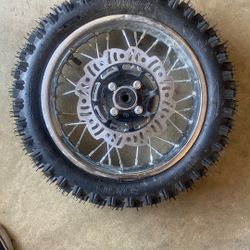 Back Rim And Tire