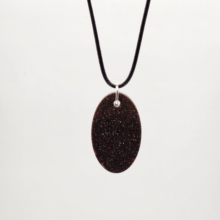 Stardust Orgonite Pendant, Provides EMF Protection, And  Balance.


Contains:

Red jasper, black obsidian, metal, and resin.


"Embark on a journey of