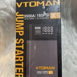 VTOMAN X5, a portable car battery jump starter and air compressor combination unit