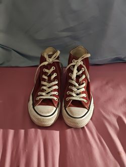 Taylor All Star maroon high-tops