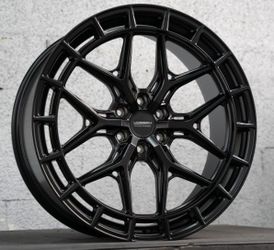 VOSSEN HFX-1 SATIN BLACK   . SIZE 17X9 /18X9 / 20X9 /20X10/ 22X9 / 22X10 /22X12 -24X10-  6 LUG . CHECK PRICE