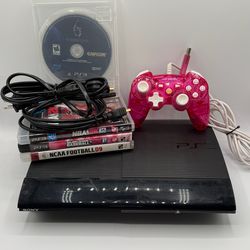Sony PlayStation 3 PS3 Super Slim Video Game Bundle CECH-4301C W/Controller