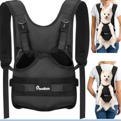 Pet Front Carrier, Adjustable Backpacks For Small Medium Dogs Hands Free For Travel Hiking Cycling Camping. 