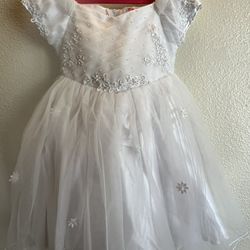 Girls Flower/ Baptism Dress Size 2