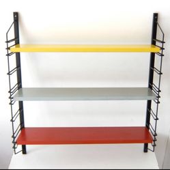 Vintage Metal Shelving Unit