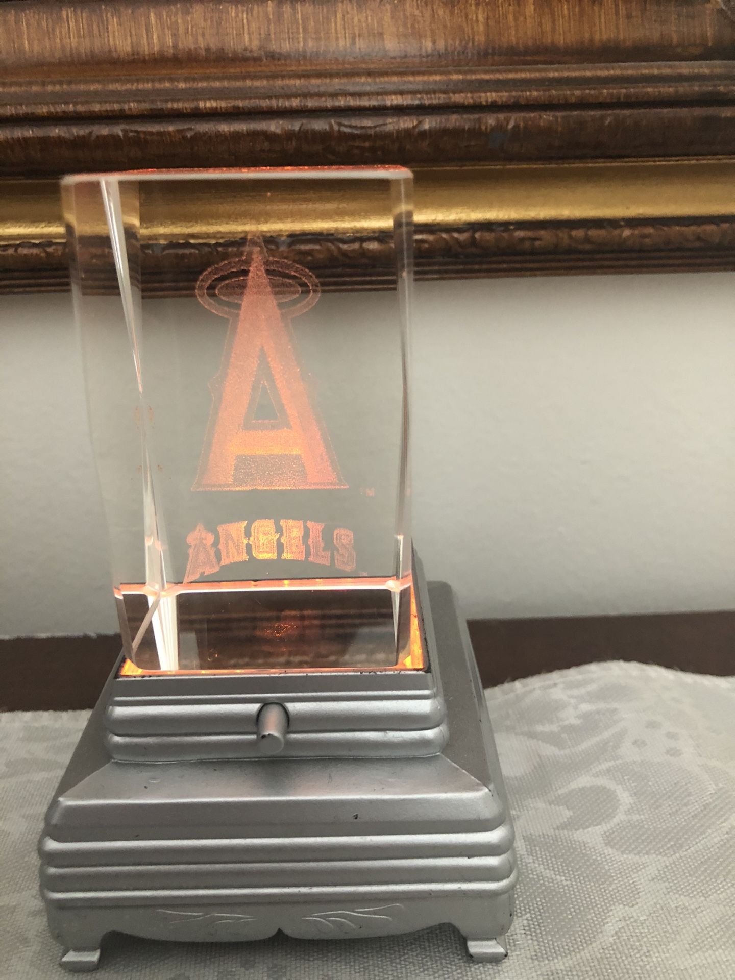 Anaheim angels glass light