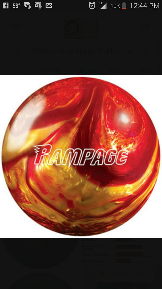 Brand new 15lb Brunswick Rampage bowling ball