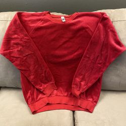 American Apparel Crewneck Velour Sweatshirt